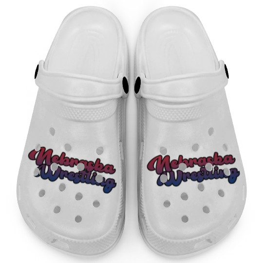 Nebraska Wrestling (USA Colors) Clogs
