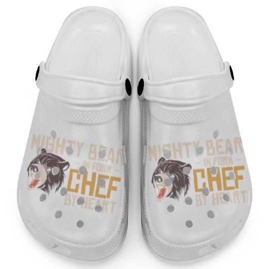 Chef Beast Animal Lover Bear Cooking Meals Clogs