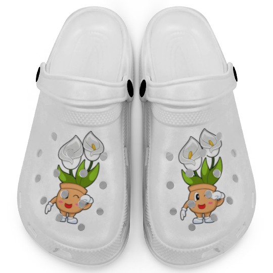 Plant Pot Calla Lily Flower Clogs