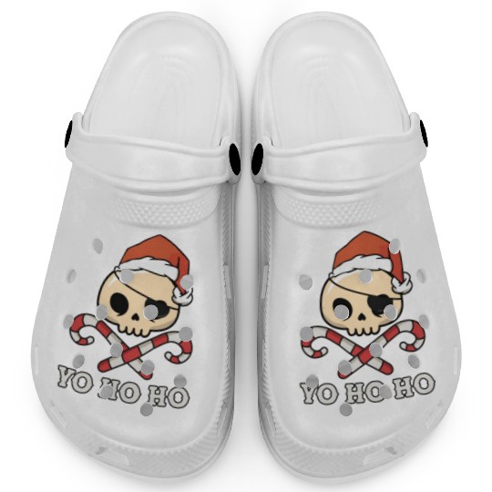 Santa Pirate Funny Christmas - Yo Ho Ho, Pirate Clogs