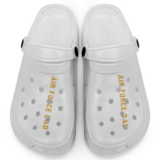 USA Flag Air Force Dad PILOT Clogs