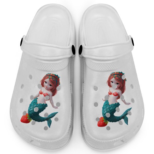 Strawberry mermaid Clogs