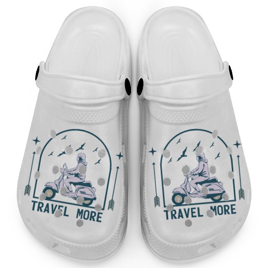 Travel More Vacation Explore Wanderlust Holidays 3 Clogs