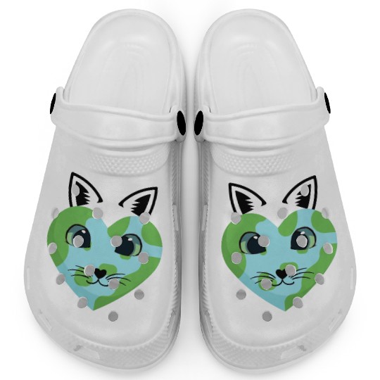 Save The Earth Its The Only Planet With Cat Clogs