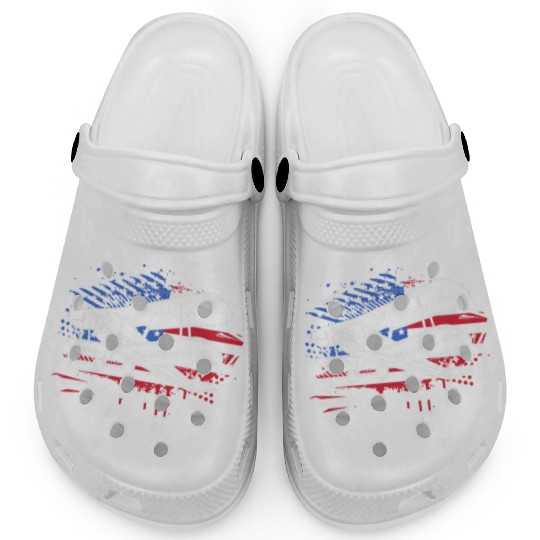 Aerial Application American Flag Crop Duster Clogs