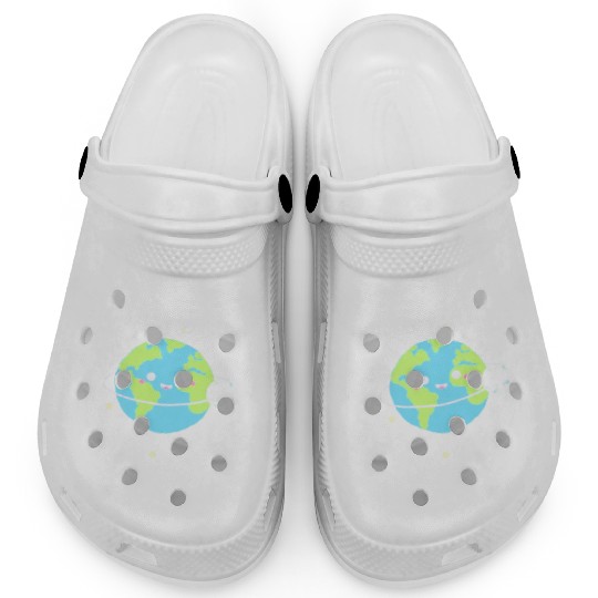 Rotation of the Earth Day Funny Science Teacher Clogs