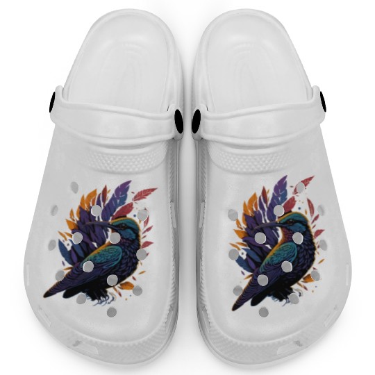 Nature Lovers - Charming Hummingbird Clogs