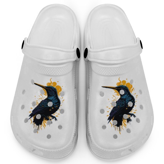 Nature Lovers - Charming Hummingbird Clogs