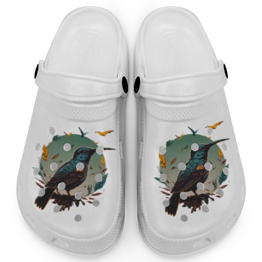 Nature Lovers - Charming Hummingbird Clogs