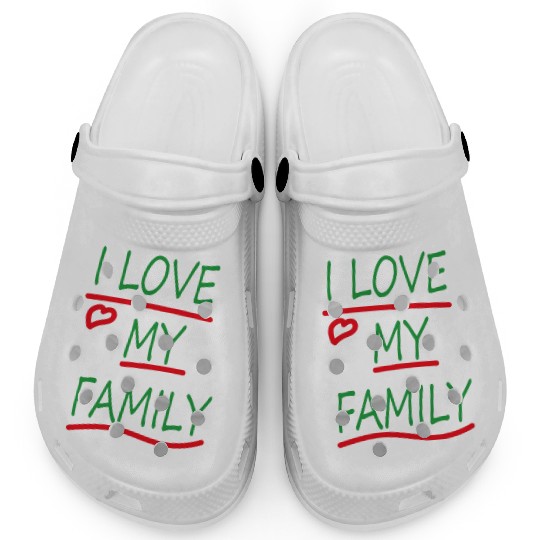 I love my family Clogs
