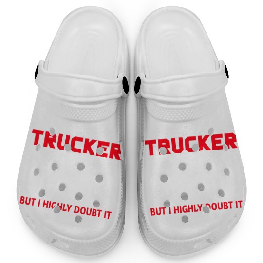 I m a Grumpy Old Trucker I May Clogs