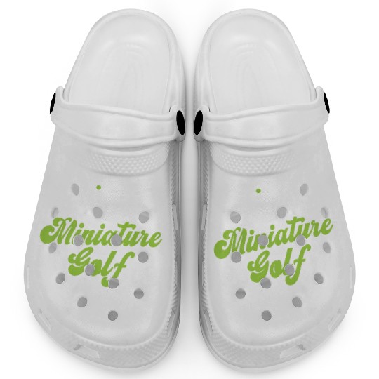 Eat Sleep Miniature Golf Repeat Miniature Golfing Clogs