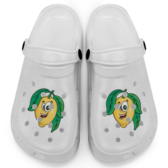 Sweet Kids Lemon Motif Clogs