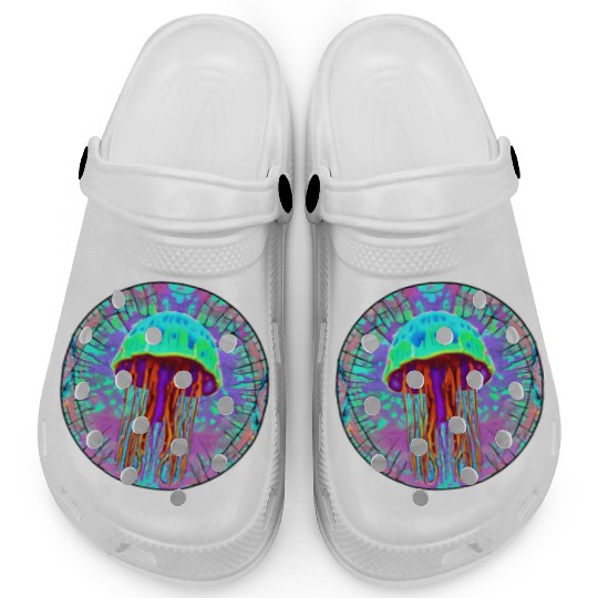 Glowing Jellyfish Clogs