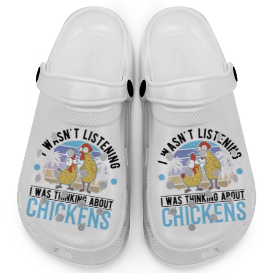 Chickens Chicken Farm Farmer Clogs