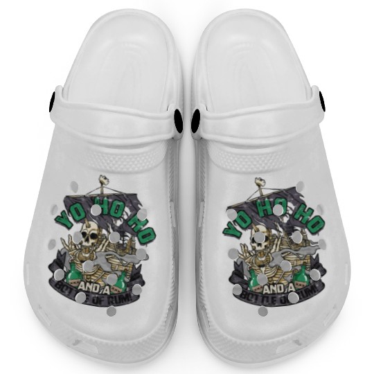 Yo ho ho and a bottle of rum! - Pirate Clogs