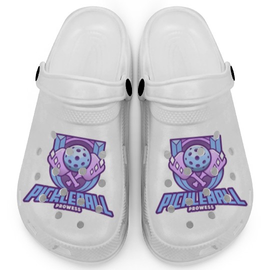 Pickleball Prowess | Paddle Sports Player Emblem Clogs