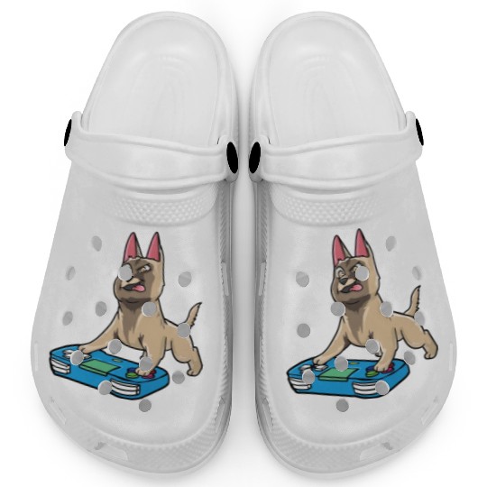 Belgian Malinois Gaming Kawaii Gamer Dog Lover Clogs