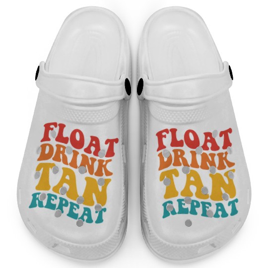 Float Drink Tan Repeat Clogs