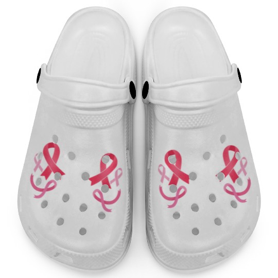 Pink Ribbon Keep Calm And Save Boobies Breast Clogs