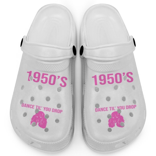Retro Dance 1950s Sock Hop Dancing Grandma Clogs