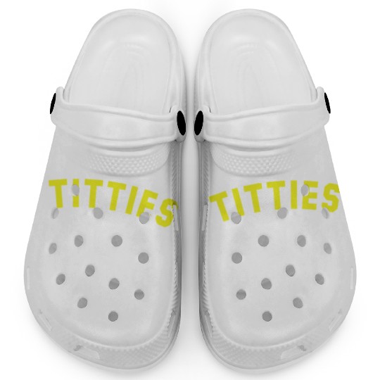 Titties Make Me Giddy Clogs