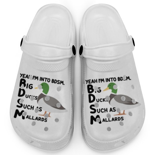 yeah i'm into bdsm big ducks such as mallards Clogs