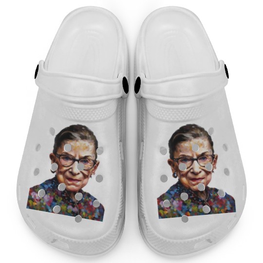 Ruth Bader Ginsburg portrait in a Monet style Clogs