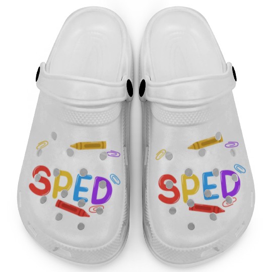 Sped Special Education Sped Teacher Student Clogs