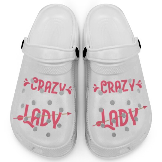 Crazy Archery Lady Bow & Arrows Target Archer Clogs