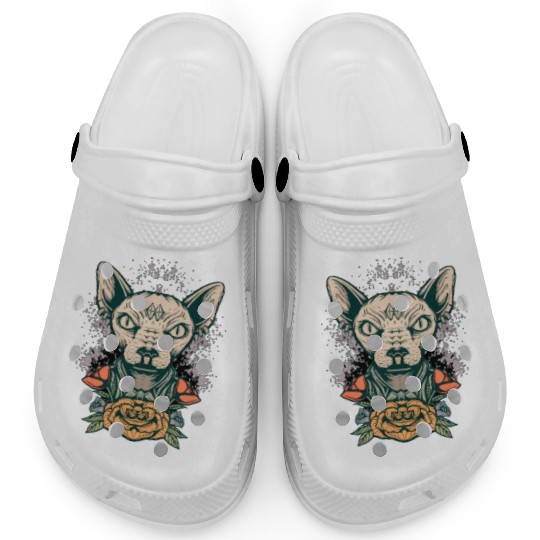 Angry Sphynx Clogs