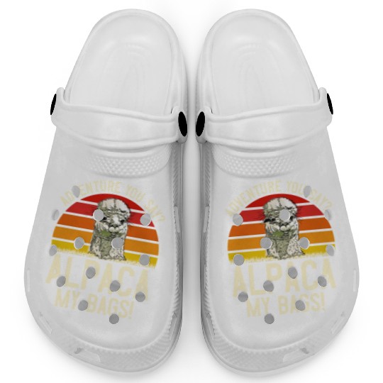 Alpaca my Bags Mountaineer funny Hiking Clogs