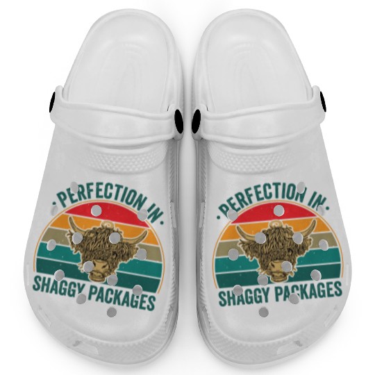 Perfection In Shaggy Packages Highland Cow Clogs