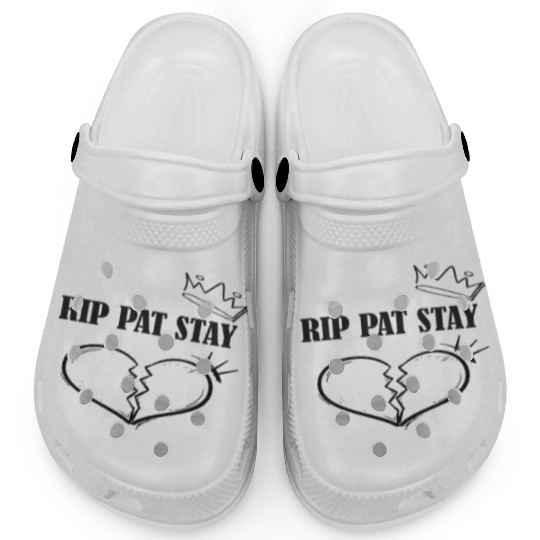 REST IN PEACE PAT STAY Clogs