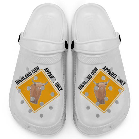 Highland Cow Apparel Only Clogs