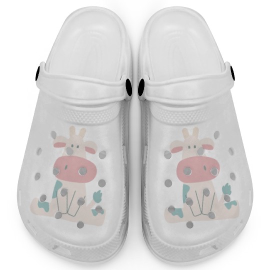 Cute cow design Clogs