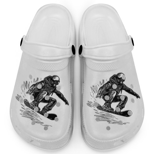 Snowboarding Jump Style Crass Snowboard Move Clogs