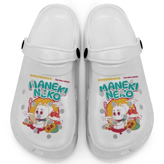 Maneki Neko. Clogs