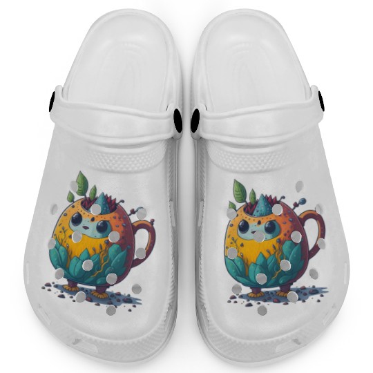 Colorful Tea Bot Clogs