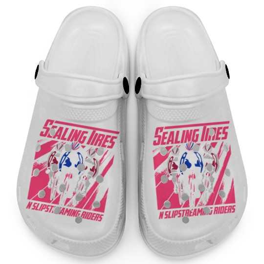 Cycling Cyclist Funny Clogs