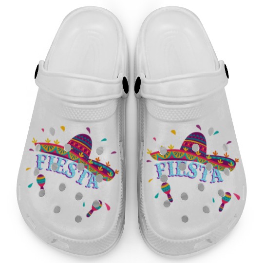 Fiesta Squad Cinco De Mayo Mexican Sombrero Family Clogs