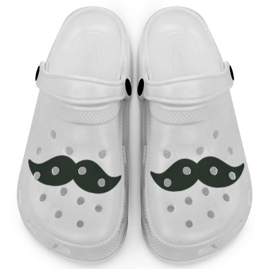dark green mustache black man november bike Clogs