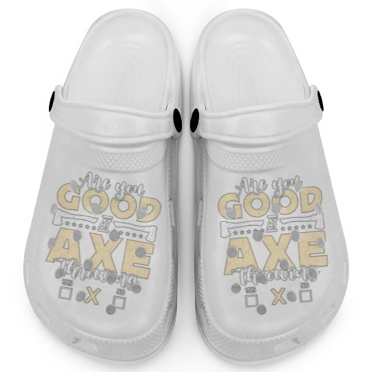 Axe Throwing Are You Good At Bullseye Axe Thrower Clogs