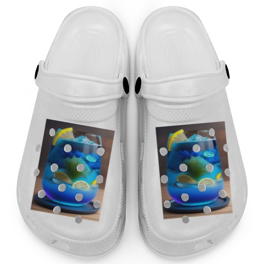 Electric Blue Lemonade Clogs