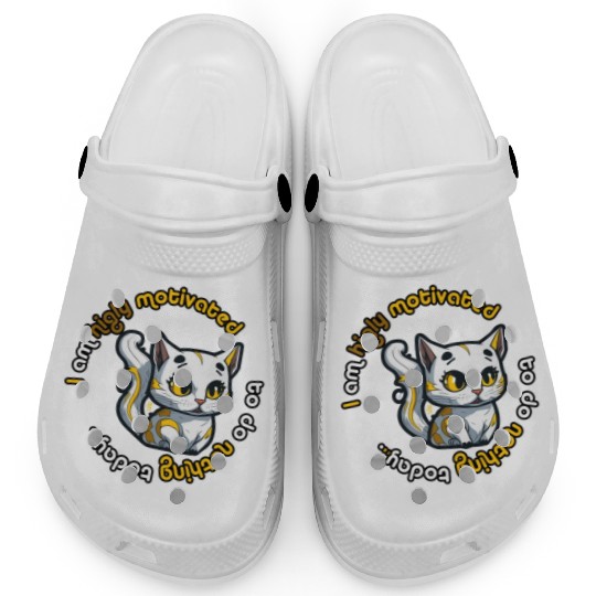 higly motivated golden cat - 5000 - DIGITAL Clogs