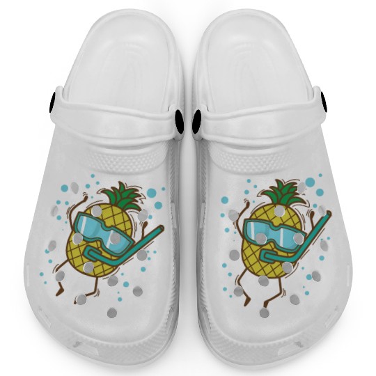 Pineapple dives Tropical sweet Fruit Clogs