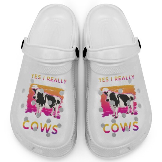 Cow Cattle Breeder Farmer Cows Clogs