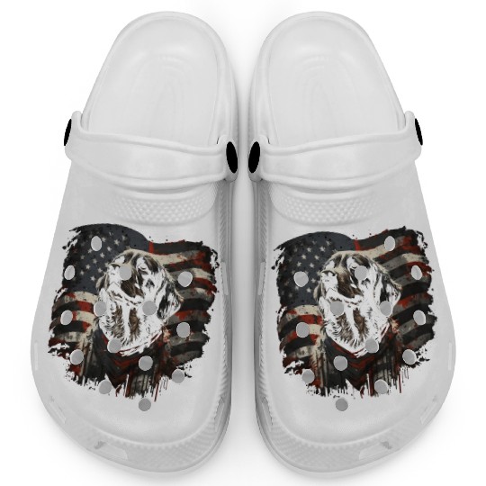 US Dog 4th of July Clogs