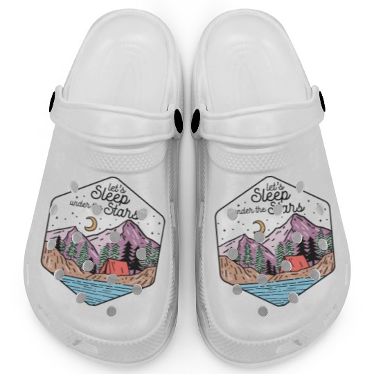 Let's Sleep Under The Stars Clogs