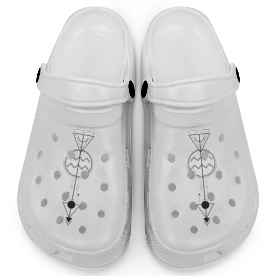 Aquarius Astrology Zodiac Arrow Clogs